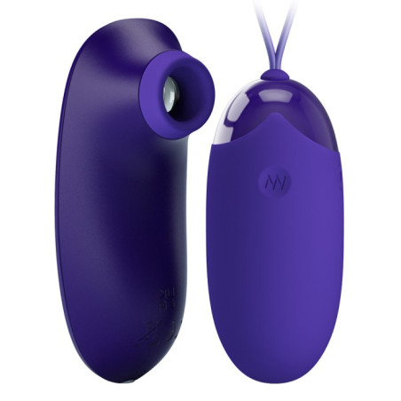 Double Stimulateur ORTHUS-YOUTH 7.5 x 3.3cm Violet