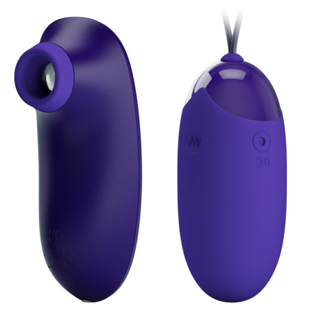 Double Stimulateur ORTHUS-YOUTH 7.5 x 3.3cm Violet