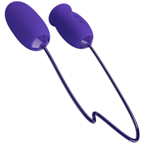 Double Stimulateur DAISY-YOUTH 7.5 x 3.3cm Violet