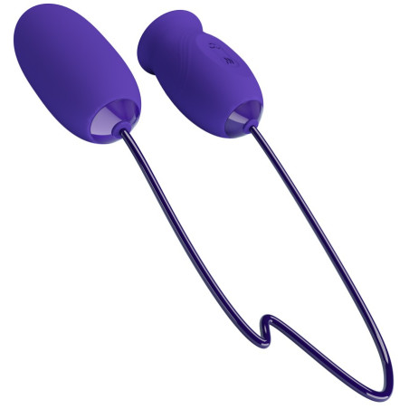 Double Stimulateur DAISY-YOUTH 7.5 x 3.3cm Violet