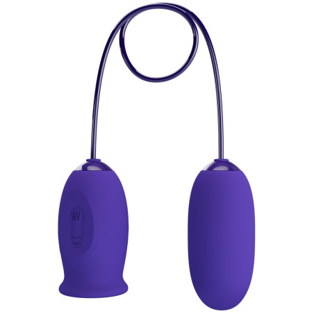 Double Stimulateur DAISY-YOUTH 7.5 x 3.3cm Violet