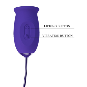 Double Stimulateur DAISY-YOUTH 7.5 x 3.3cm Violet
