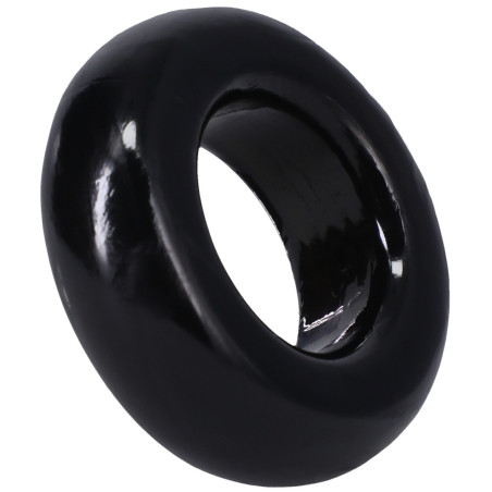 Cockring épais THE DONUT 4X Noir Diamètre 30 mm