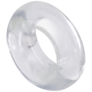 Cockring épais THE DONUT 4X Transparent Diamètre 30 mm
