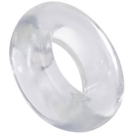 Cockring épais THE DONUT 4X Transparent Diamètre 30 mm