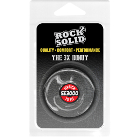 Cockring souple THE DONUT 3X Transparent Diamètre 22 mm 2