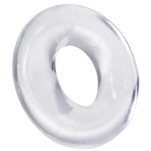 Cockring souple THE DONUT 3X Transparent Diamètre 22 mm