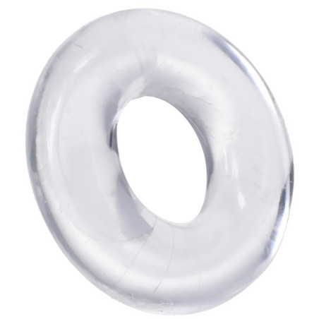 Cockring souple THE DONUT 3X Transparent Diamètre 22 mm
