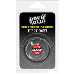 Cockring souple Transparent THE DONUT 2X Diamètre 20 mm