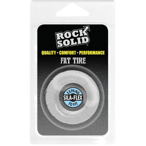 Cockring en silicone THE FAT TIRE Blanc Diamètre 25 mm