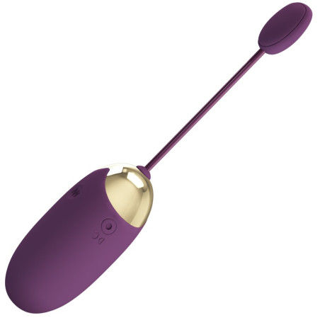 Oeuf Vibrant Sans Fil Connecté ABNER 7 x 3.4cm Violett