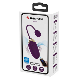Oeuf Vibrant Sans Fil Connecté ABNER 7 x 3.4cm Violett 2