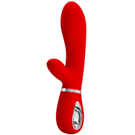 Vibro Rabbit THOMAS 11 x 3.8cm Rouge Vif