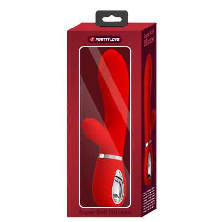 Vibro Rabbit THOMAS 11 x 3.8cm Rouge Vif