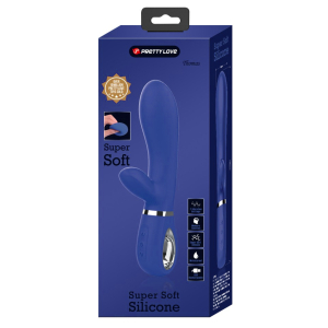 Vibro Rabbit THOMAS 11 x 3.8cm Indigo Foncé