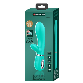Vibro Rabbit THOMAS 11 x 3.8cm Turquoise 2