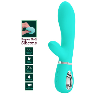 Vibro Rabbit THOMAS 11 x 3.8cm Turquoise