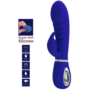 Vibro Rabbit PRESCOTT 12 x 3.9cm Indigo