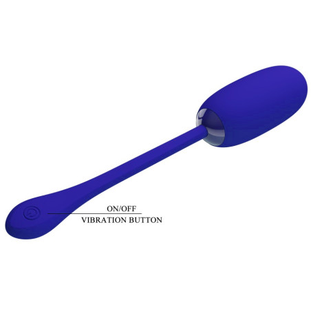 Oeuf Vibrant JULIUS Indigo 8 x 3.2cm Foncé