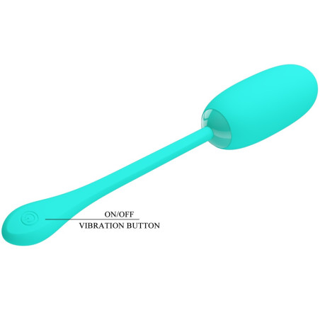 Oeuf Vibrant JULIUS Turquoise 8 x 3.2cm Fluo