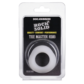 Cockring THE MASTER RING Blanc de 25 mm par Rock Solid 2
