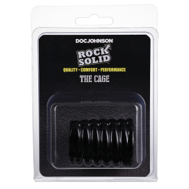 Cockring Ballstretcher THE CAGE Noir 25 mm 2