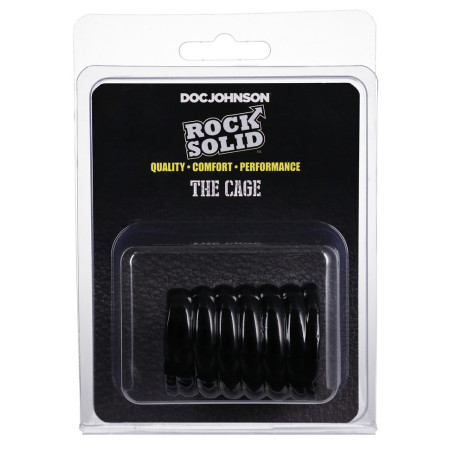 Cockring Ballstretcher THE CAGE Noir 25 mm
