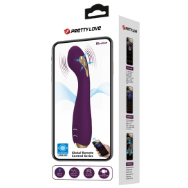 Vibro Point G Électro Connecté HECTOR 16 x 3.8cm Prune Violet 2