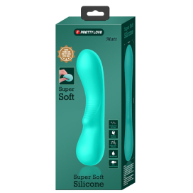 Stimulateur Prostatique Vibrant MATT 15 x 4cm Turquoise 2