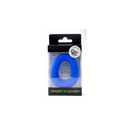 Cockring en silicone HERO RING Bleu 35 mm