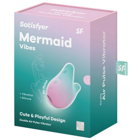 Stimulateur de Clitoris MERMAID Menthe Rose Dégradé