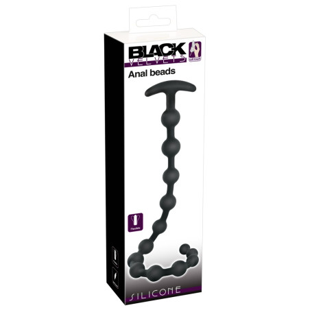 Boules anales en silicone LONG BEADS SILIC 48 x 3 cm
