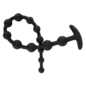 Boules anales en silicone LONG BEADS SILIC 48 x 3 cm