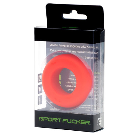 Cockring MUSCLE RING Rouge 30mm de Sport Fucker