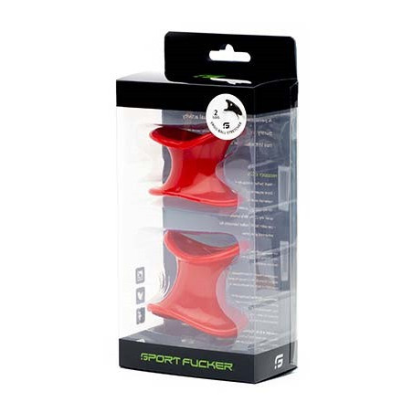 ERGO BALL STRETCHER Rouge de Sport Fucker x2
