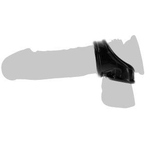 Ballstretcher souple TRIPLE PIPE Noir avec Ouvertures 30 mm