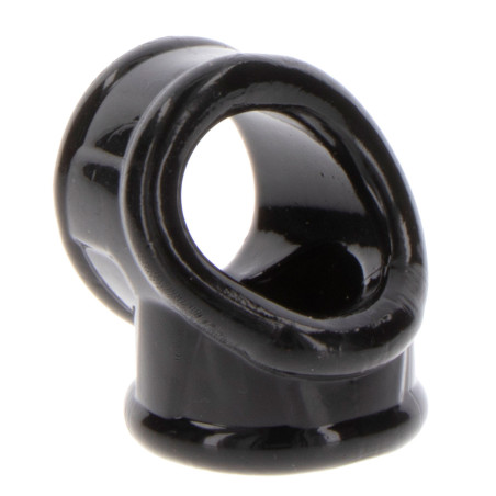 Ballstretcher souple TRIPLE PIPE Noir avec Ouvertures 30 mm