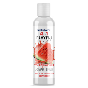 Lubrifiant Aromatisé 4-en-1 PLAYFUL FLAVORS Pastèque 29.5ml