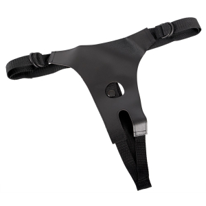 Harnais avec 3 Godes STRAP-ON TRICOLOR 17 x 4.5cm