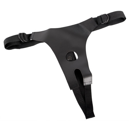 Harnais avec 3 Godes STRAP-ON TRICOLOR 17 x 4.5cm