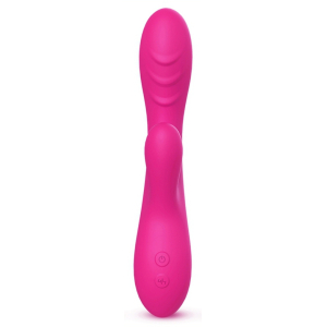 Vibro Rabbit chauffant SPARK 22cm Rose