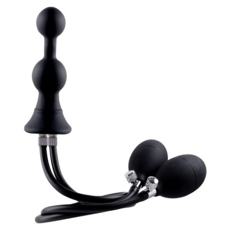 Plug Gonflable DUOBALLY 18 x 9cm Noir