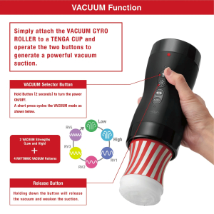 Kit Succion et Rotation TENGA VACUUM GYRO ROLLER