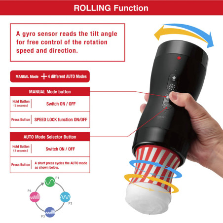 Kit Succion et Rotation TENGA VACUUM GYRO ROLLER
