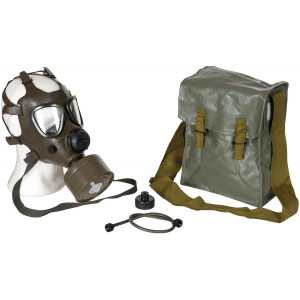 Masque à gaz roumain M85 avec système d'hydratation