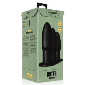 Kit de 3 Pugs anaux CLUSTER BOMBS de Buttr
