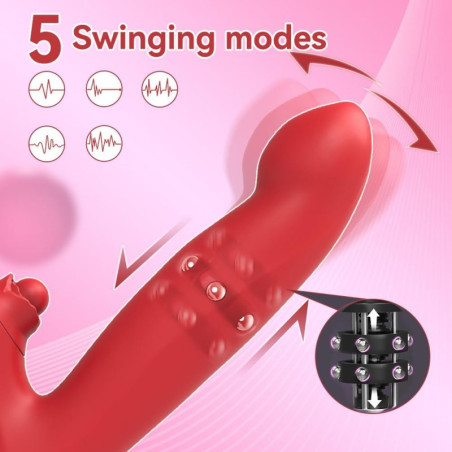 Vibro Rabbit THREECTIONS 14 x 3.5cm