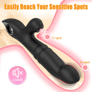 Vibro Rabbit VIBECTIONS 14 x 3.5cm Noir
