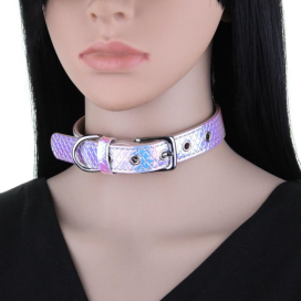 Collier Iridescent MAGICALLY Argent 2