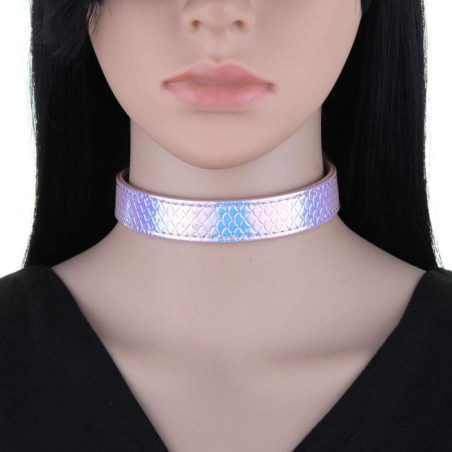 Collier Iridescent MAGICALLY Argent